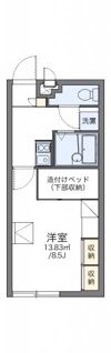 レオパレスZⅡの間取り画像