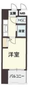 HOPE CITY天神橋の間取り画像