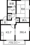 コンフォール石坂Bの間取り画像
