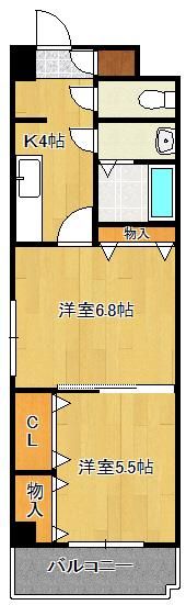 木下鉱産ビルIIの間取り画像