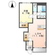 ペットピア春日の間取り画像
