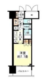 アンビエンテ四ツ橋の間取り画像
