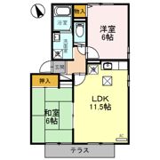 エクレール遠野の間取り画像