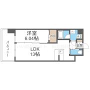 プレジオ梅田の間取り画像