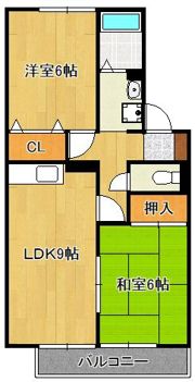 ディアコート西田 B棟の間取り画像