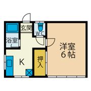 椿ハイツの間取り画像