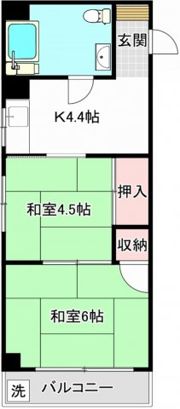 前竹マンションの間取り画像