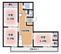 池田グランドコーポの間取り画像