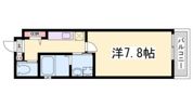 ワコーレヴィータ神戸上沢通の間取り画像