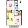 フルール大和 Cの間取り画像