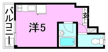 湊町マンションの間取り画像
