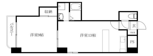 アークレジデンス歩行町の間取り画像