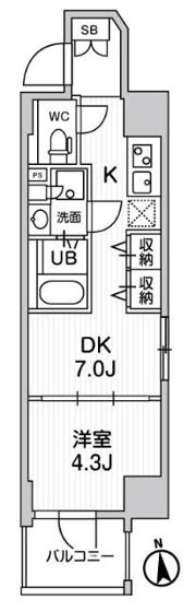 CREATIF秋葉原の間取り画像