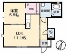 ヴィラグレイス 2番館の間取り画像