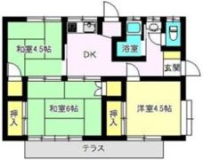 吉井トミ子所有貸家の間取り画像