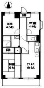 エレガンス三鷹の間取り画像