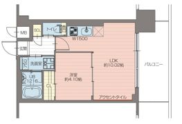 プレジオ弁天町の間取り画像