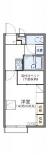 レオパレスフローラMKの間取り画像