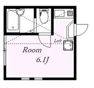ユナイト星川ソレントの調べの間取り画像