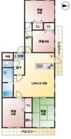 グラシアスとなみの間取り画像