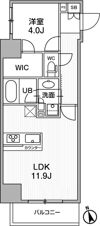 シーズンフラッツ浅草言問通りの間取り画像