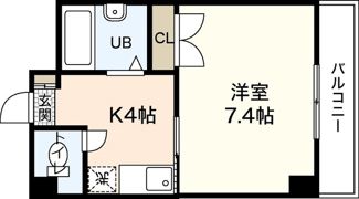 ガーデンプレイス観音の間取り画像