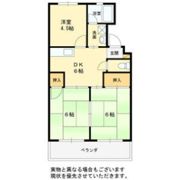 西田ハイツの間取り画像