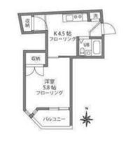 マリオン松庵の間取り画像