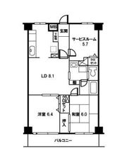 スターハイム朝霞の間取り画像