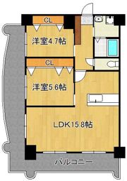 ロイヤルシーサイドテラスの間取り画像