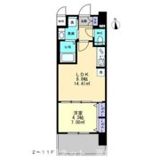 S－RESIDENCE中央町alectraの間取り画像