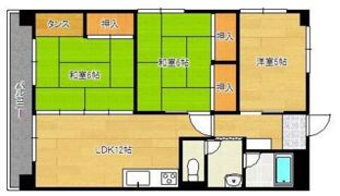 エクレール大里の間取り画像