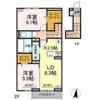 (仮称)D-ROOM上谷刈二丁目の間取り画像