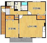 フラージュヴェールM棟の間取り画像