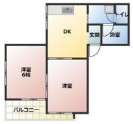 ピボット藤江アパートの間取り画像