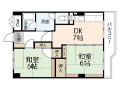 井口ハイツの間取り画像
