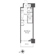 プレサンスブルーム浅草Northの間取り画像