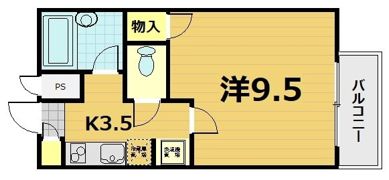 SAKIZOメゾン北花山の間取り画像