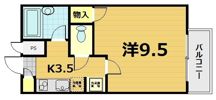 SAKIZOメゾン北花山の間取り画像