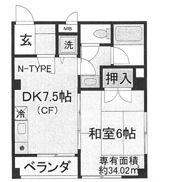 プルミエール勧修寺の間取り画像