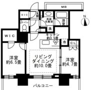 アトラスタワー曳舟の間取り画像