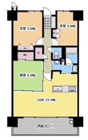 森都OSAKAイーストヴィルの間取り画像