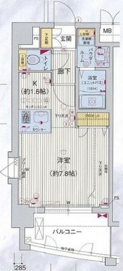プレサンス千種駅前ネオステージの間取り画像