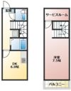 キューブKの間取り画像