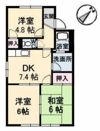 フレグランスやぐちの間取り画像