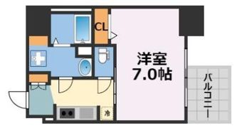 S-RESIDENCE難波大国町Deuxの間取り画像