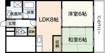 ル・クレール三篠の間取り画像