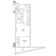 ザ・パークハビオ渋谷クロスの間取り画像