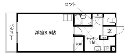 ハイツ サブリナの間取り画像