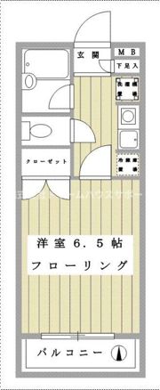 フローラマツノⅡの間取り画像